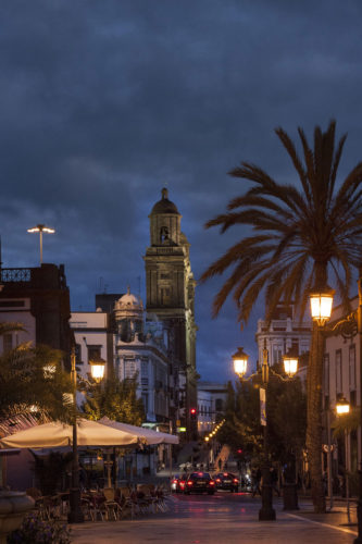Gran Canaria_Las Palmas_natt_katedralen
